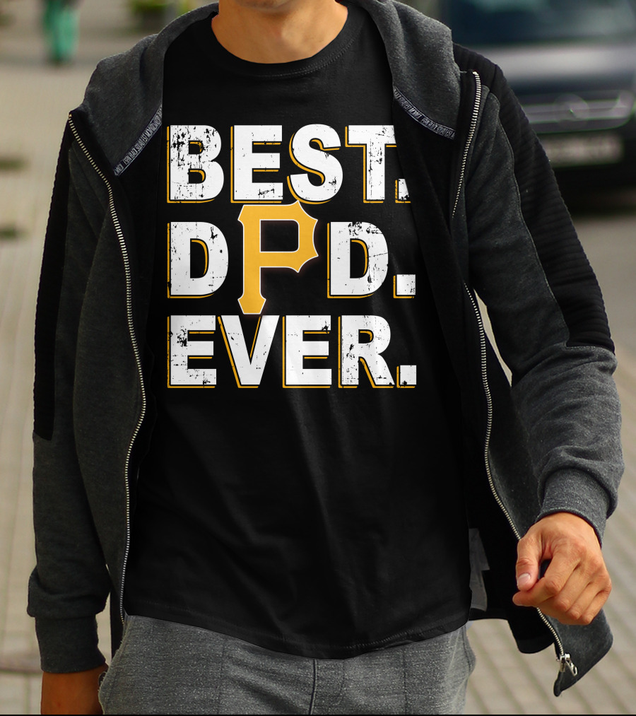 Best Dad Ever Pittsburgh Pirates Inspired T-Shirt