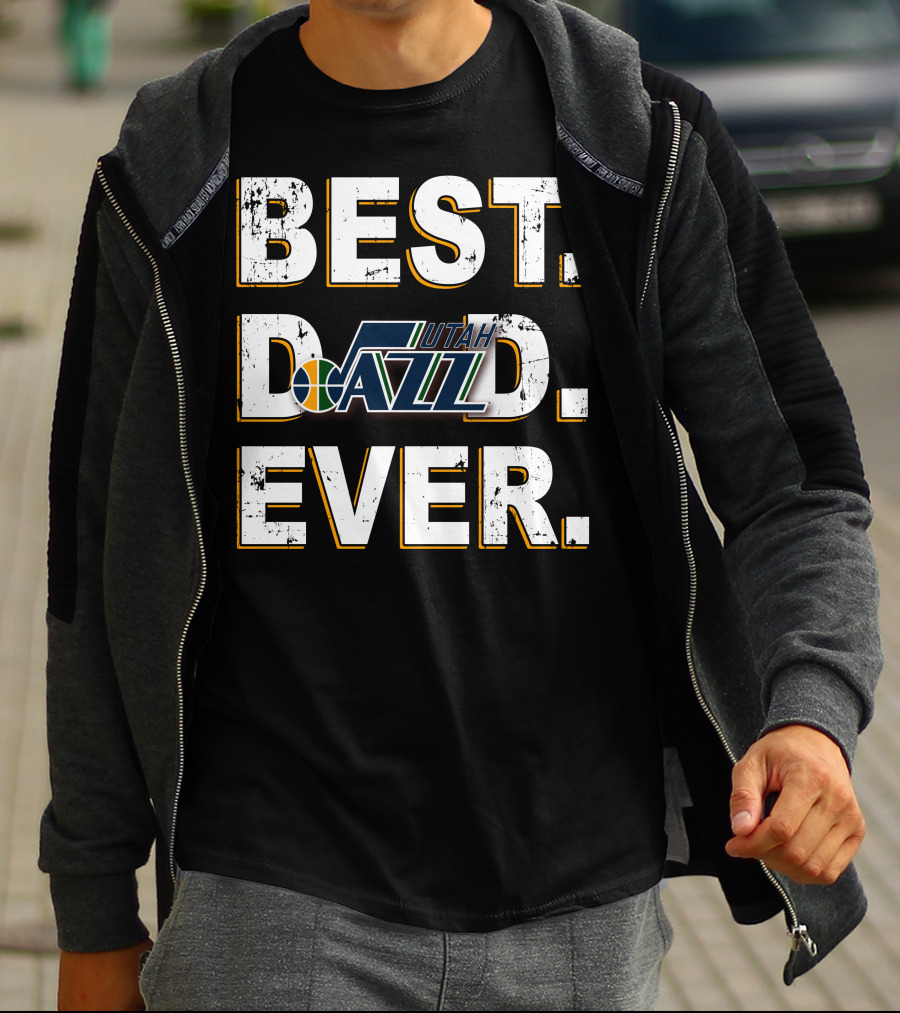 Best Dad Ever Utah Jazz T-Shirt