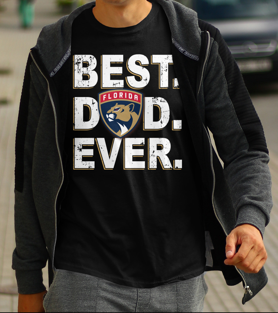 Best Dad Ever Florida Panthers T-Shirt