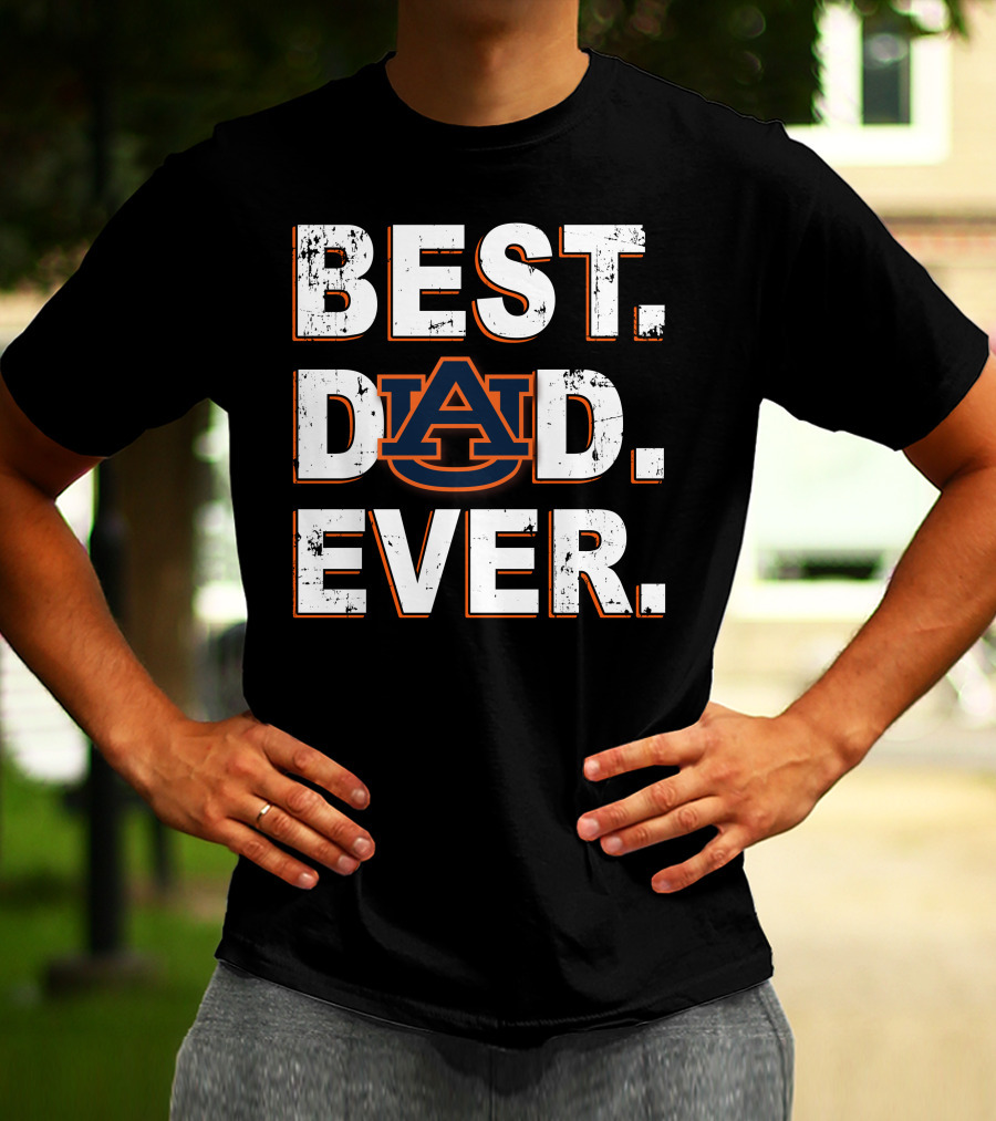 Best Dad Ever Auburn Tigers 006 T-Shirt