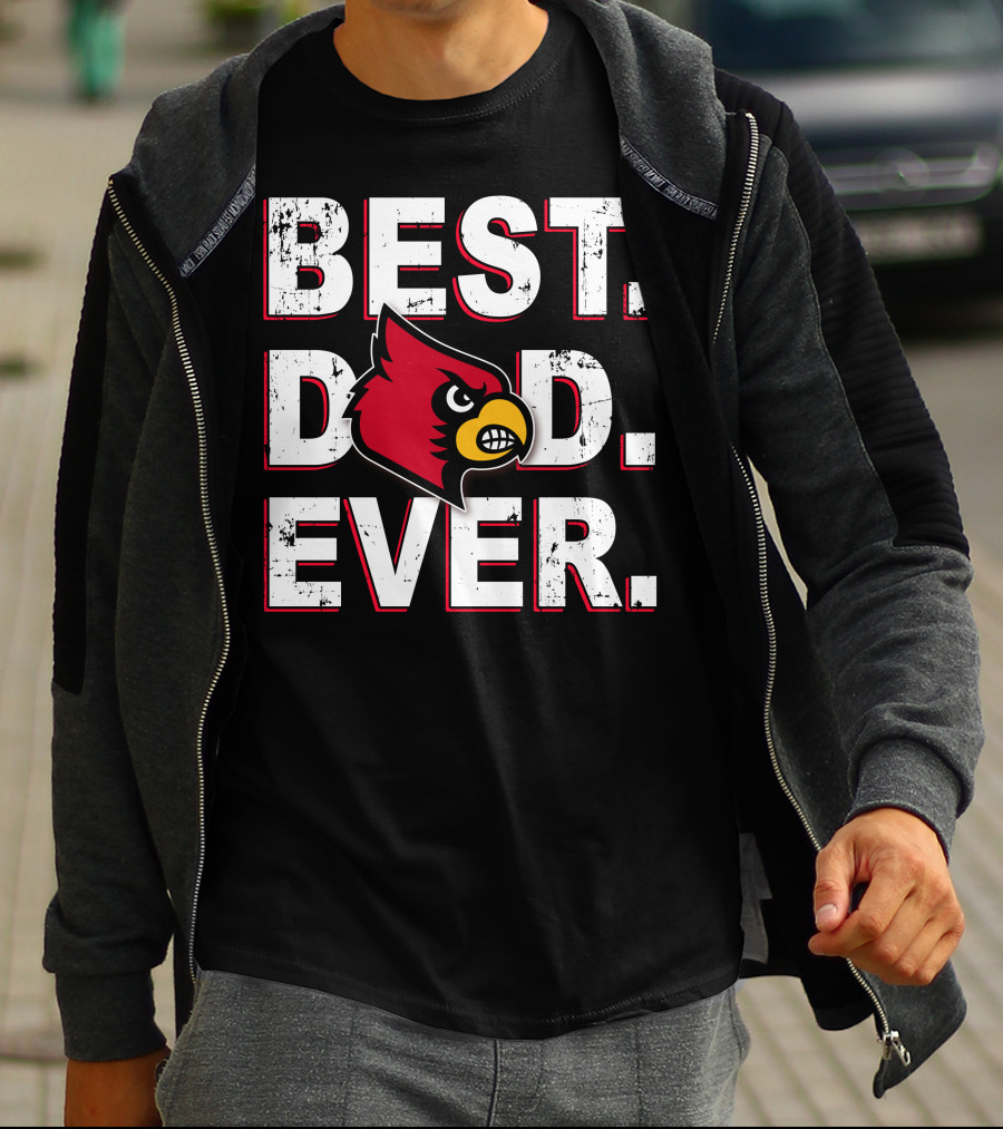Best Dad Ever Cardinal Bird T-Shirt