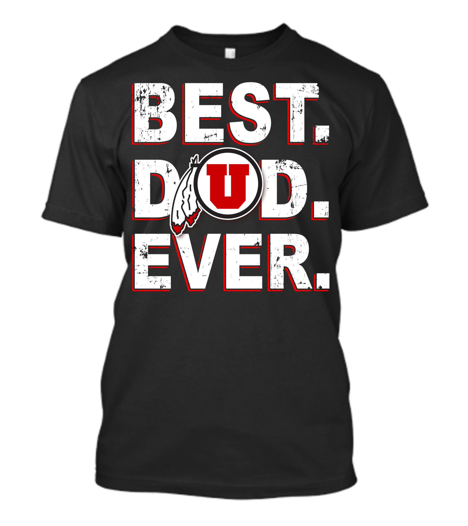 Best Dad Ever Utah Utes T-Shirt