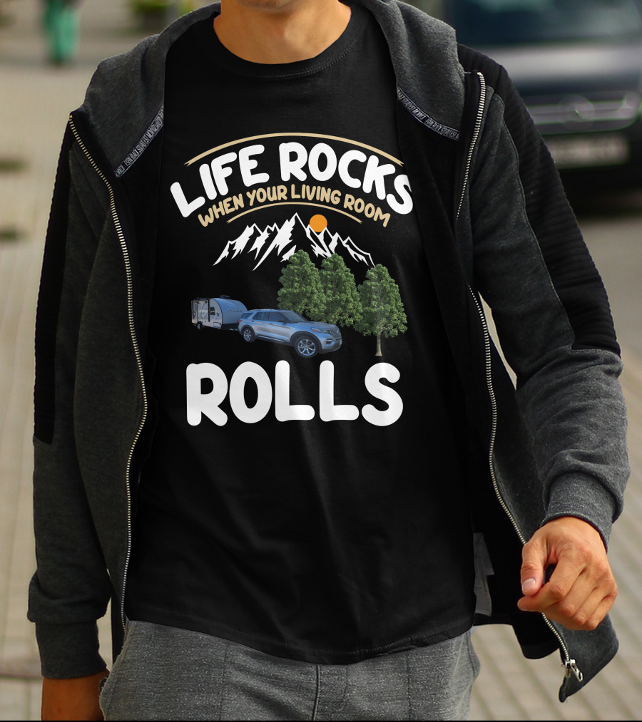 Life Rocks When Your Living Room Rolls RPod 195 T-Shirt