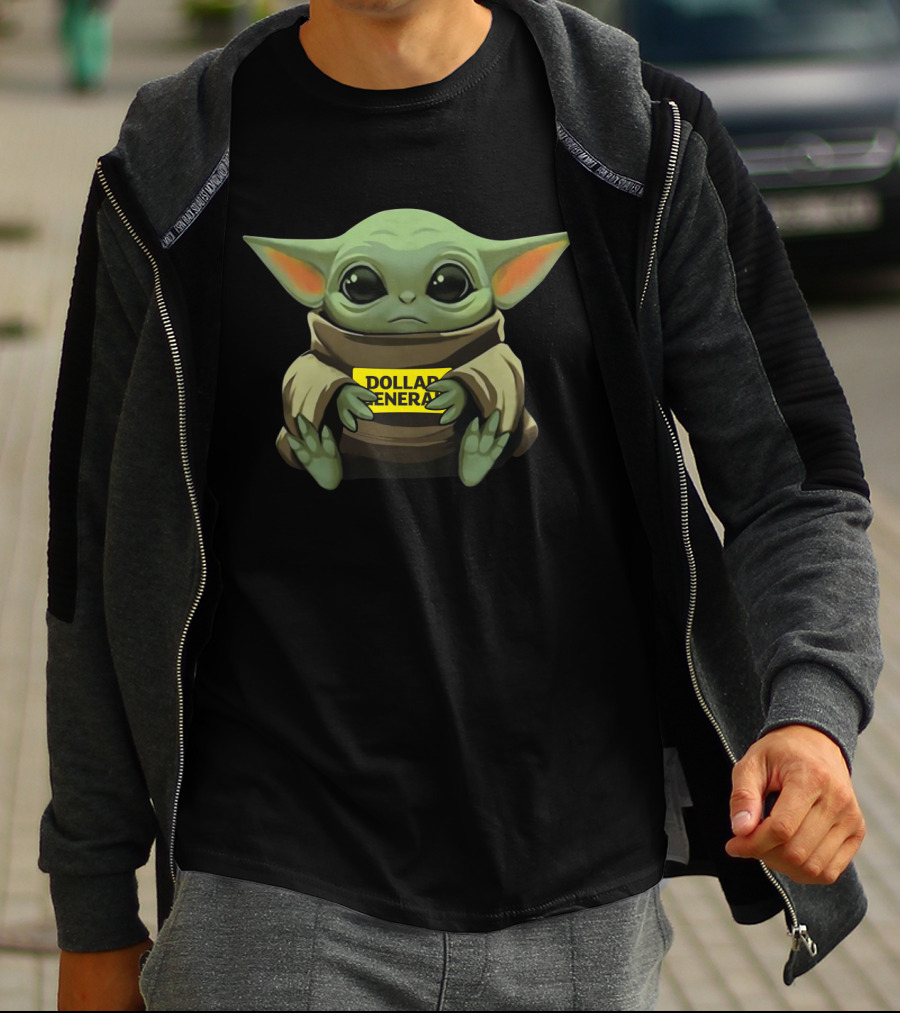 Baby DG Dollar General Parody Grogu Yoda T-Shirt