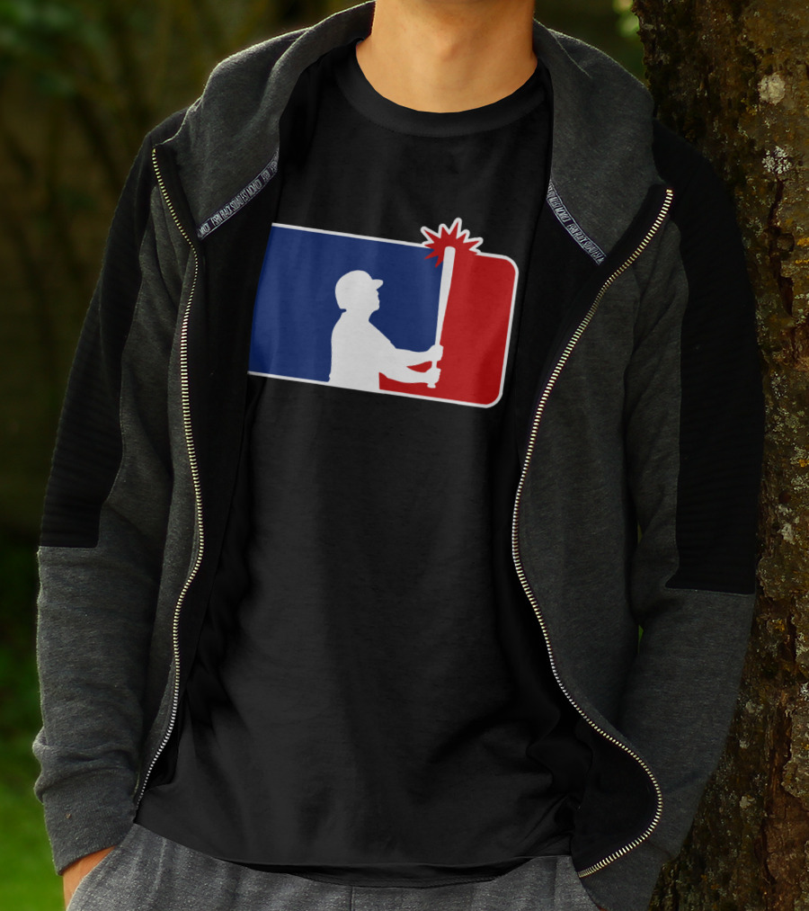 Let Brett Bang MLB Funny Parody Baseball Bat T-Shirt