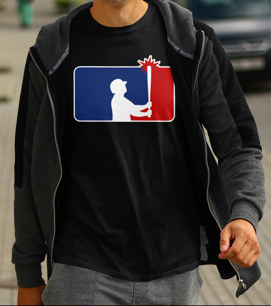 Let Brett Bang MLB Funny Parody Baseball Bat T-Shirt