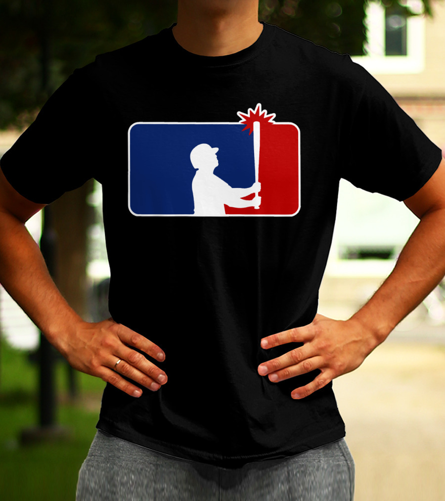 Let Brett Bang MLB Funny Parody Baseball Bat T-Shirt