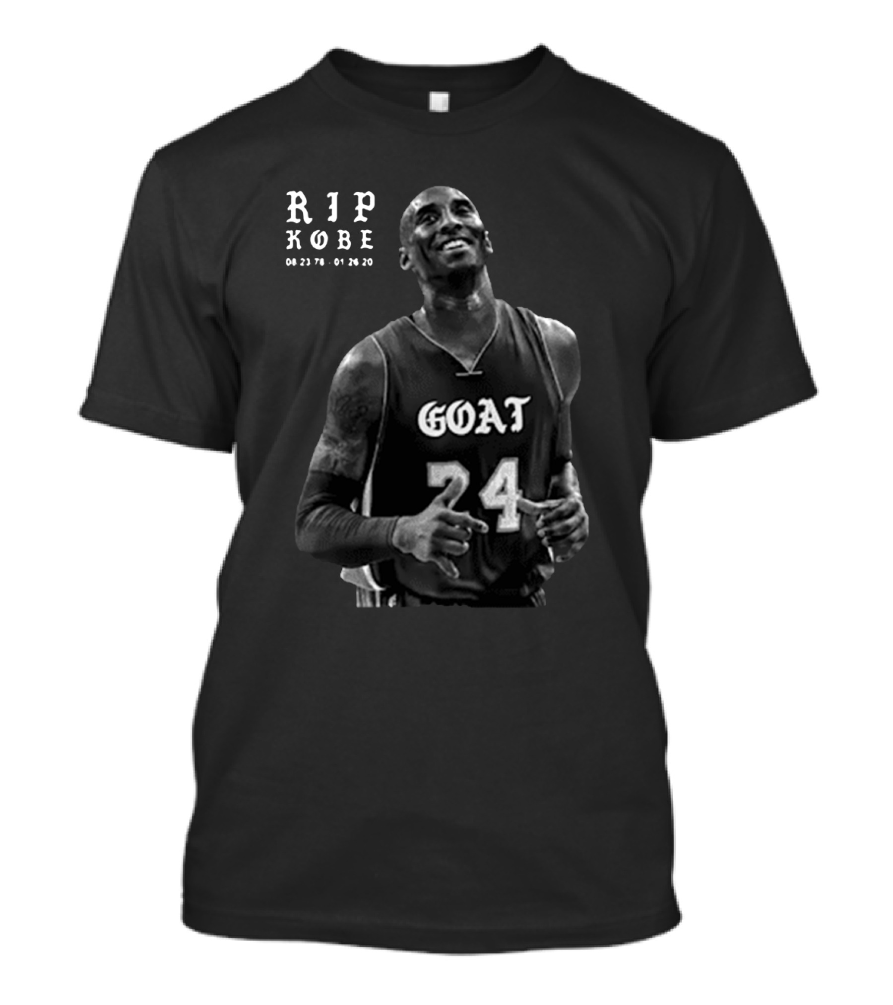 RIP Kobe 08 23 78 - 01 26 20 GOAT 24 T-Shirt