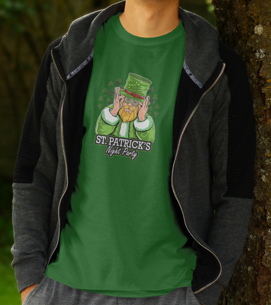 ST. PATRICK'S NIGHT PARTY Irish Leprechaun T-Shirt