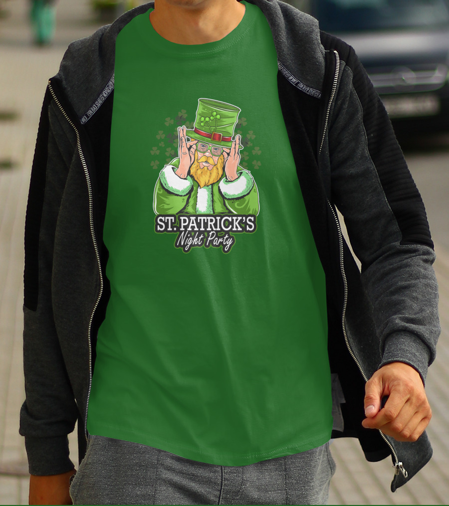 ST. PATRICK'S NIGHT PARTY Irish Leprechaun T-Shirt