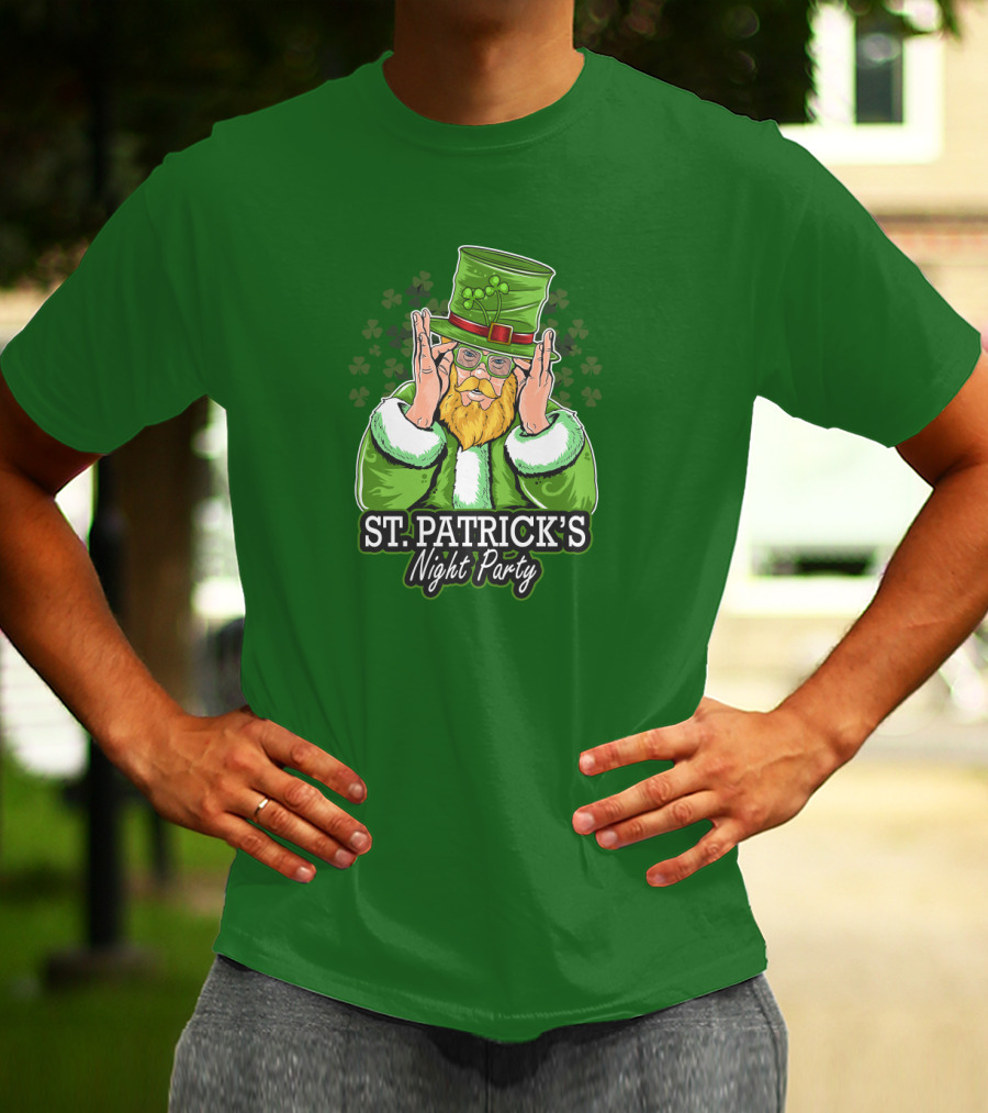 ST. PATRICK'S NIGHT PARTY Irish Leprechaun T-Shirt