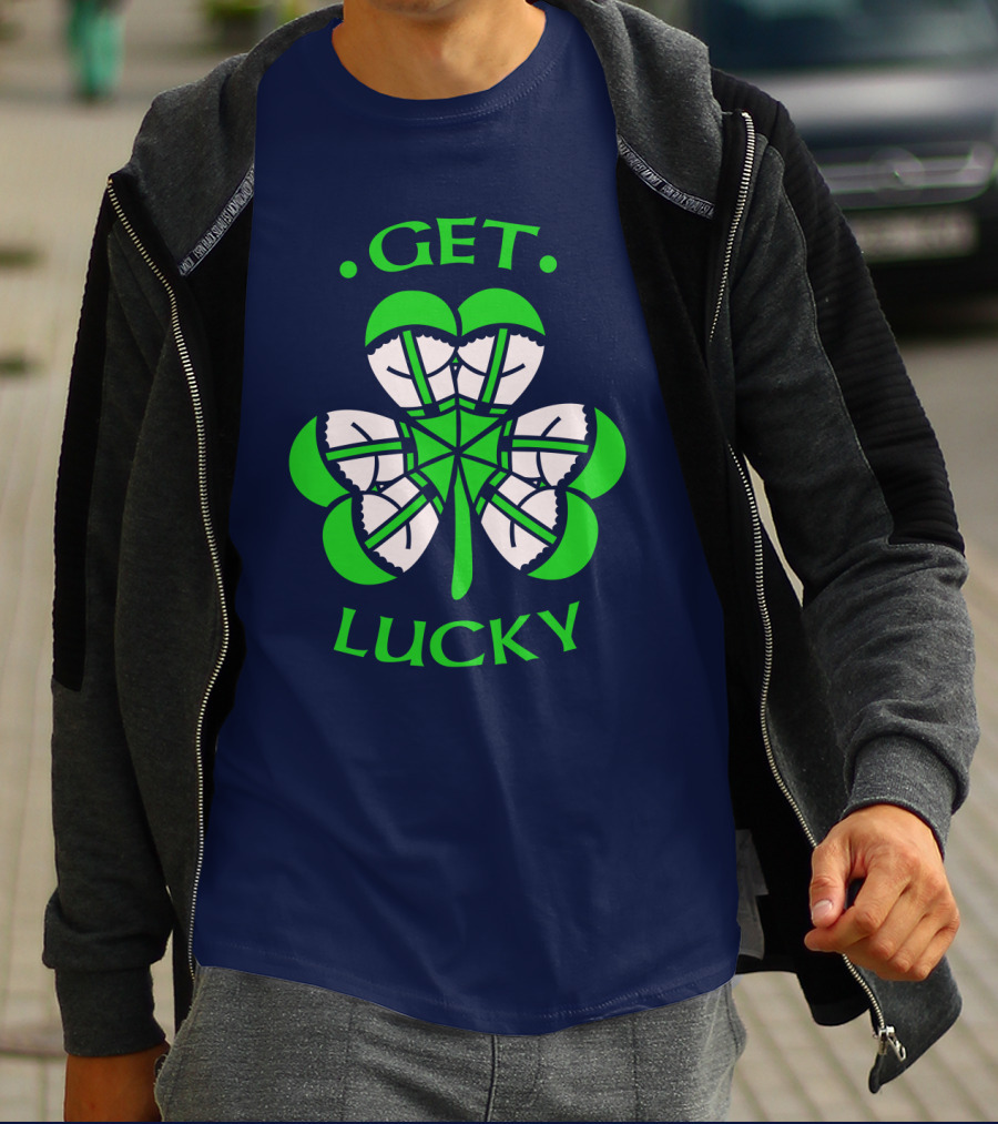 Get Lucky Irish Shamrock Clover St. Patrick's Day T-Shirt