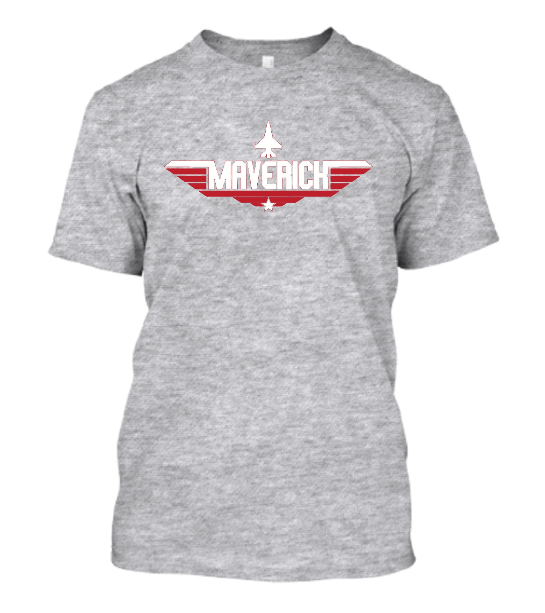Maverick Fighter Jet Winged Emblem T-Shirt