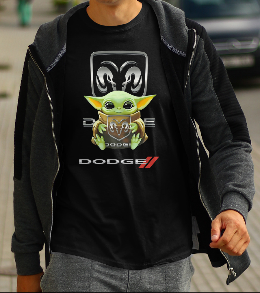 Baby Yoda Hug Dodge Ram T-Shirt