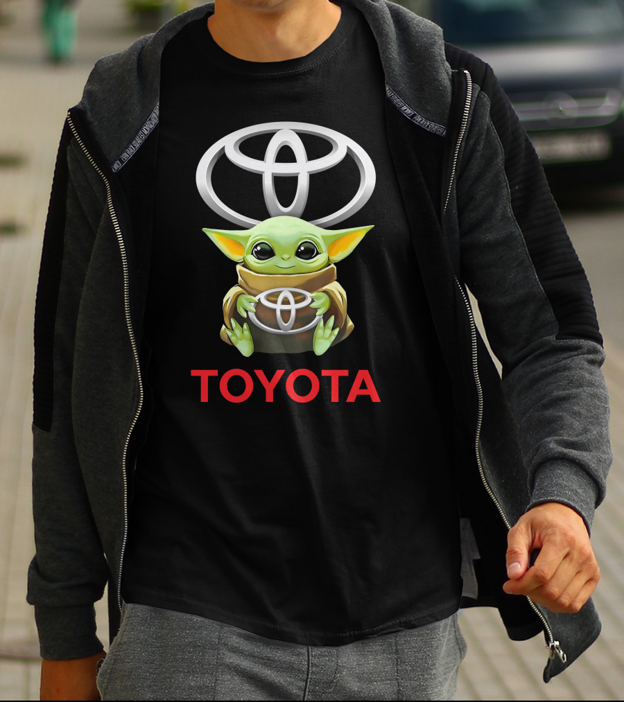 Baby Yoda Holding Toyota T-Shirt
