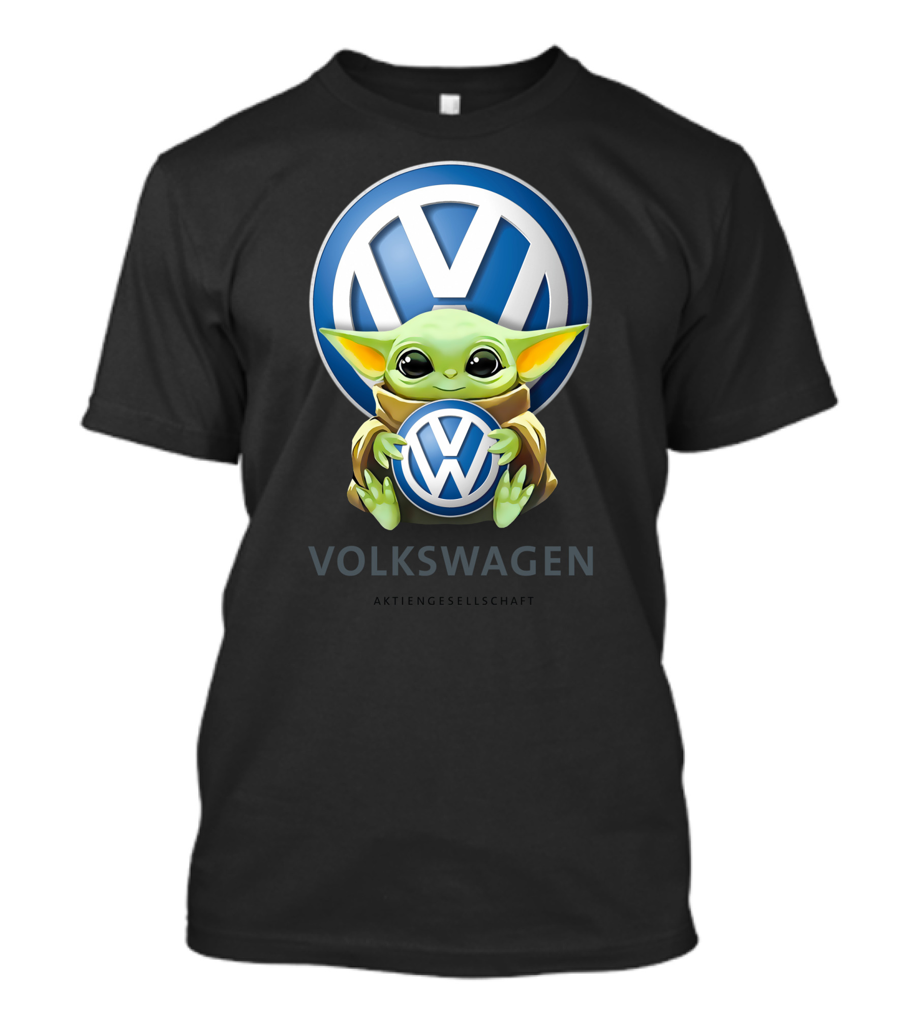 Baby Yoda Holding Volkswagen T-Shirt