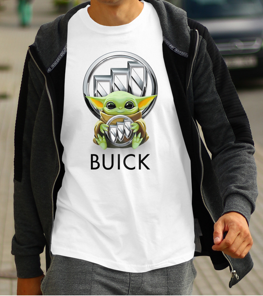 Baby Yoda Hugging Buick T-Shirt