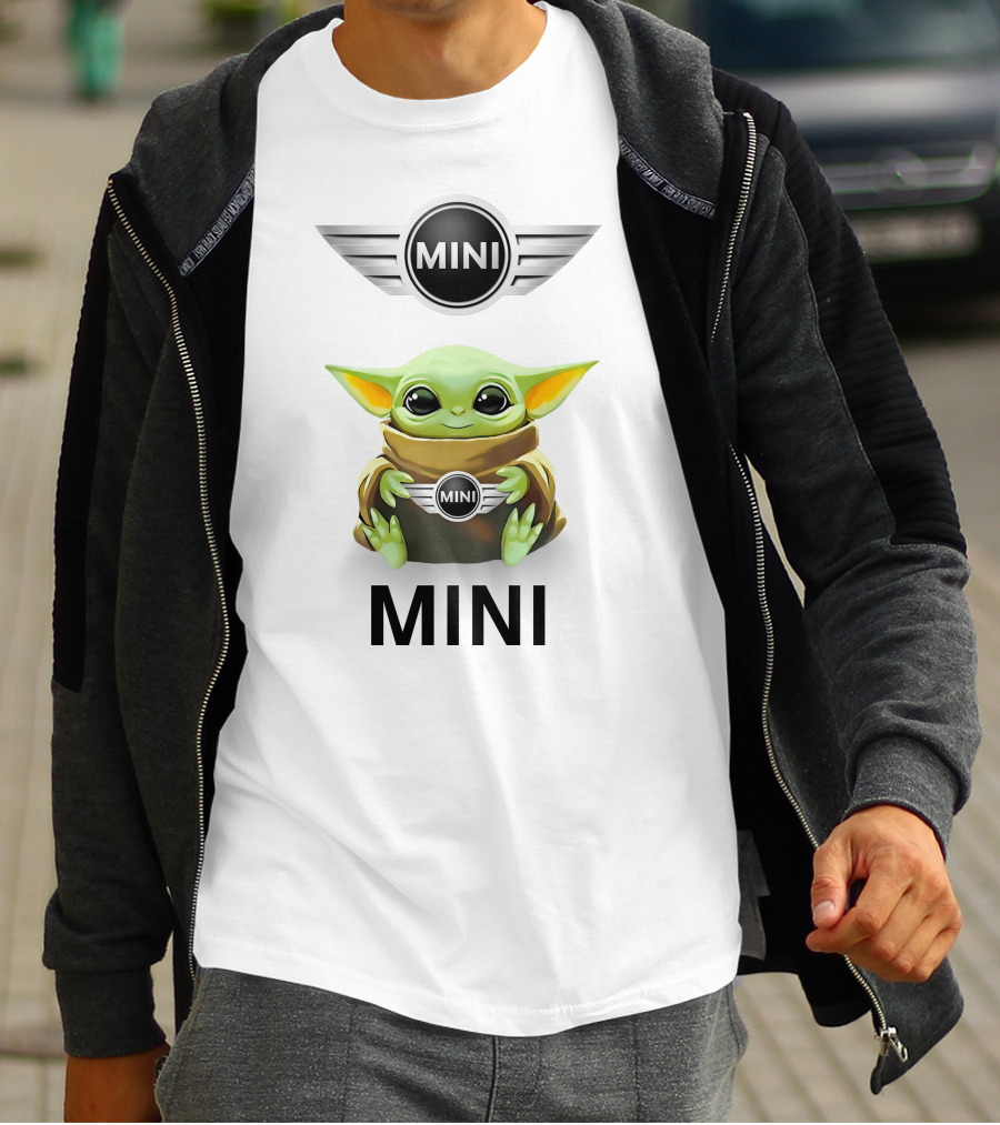 Mini Baby Yoda Hug T-Shirt