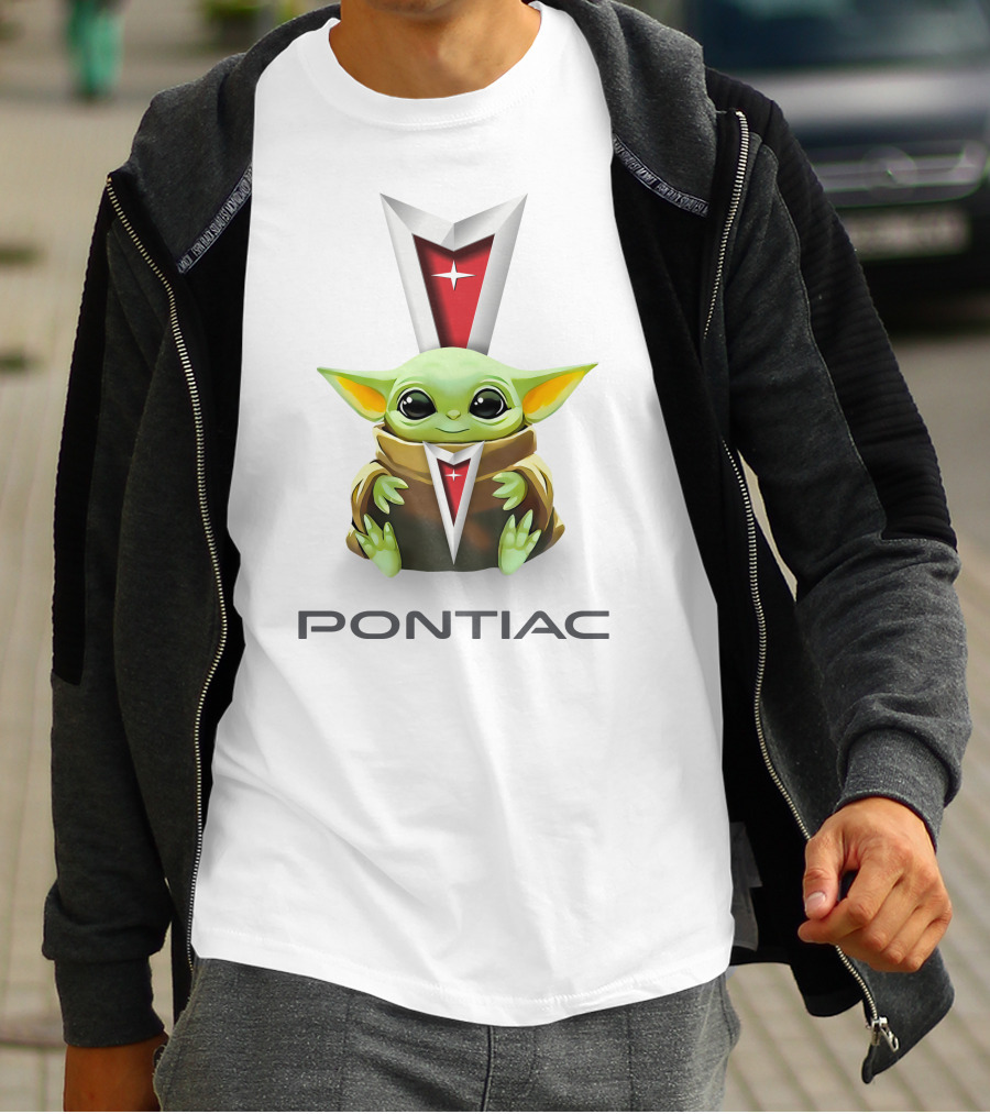 Baby Yoda Hugging Pontiac T-Shirt