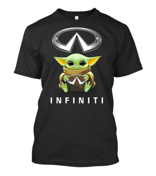 Star Wars Baby Yoda Hugging Infiniti T-Shirt
