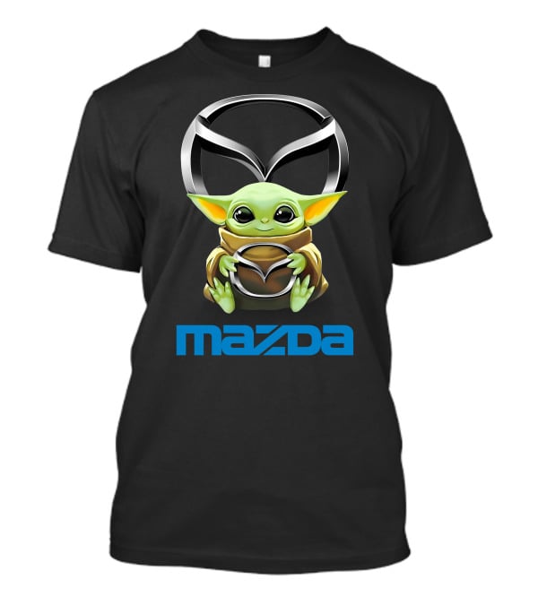 Star Wars Baby Yoda Holding Mazda T-Shirt