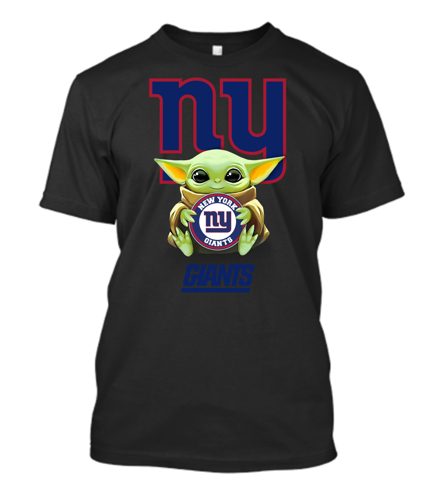 Star Wars Baby Yoda New York Giants Ny Giants Football Fan T-Shirt