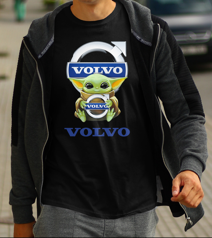 Star Wars Baby Yoda With Volvo T-Shirt