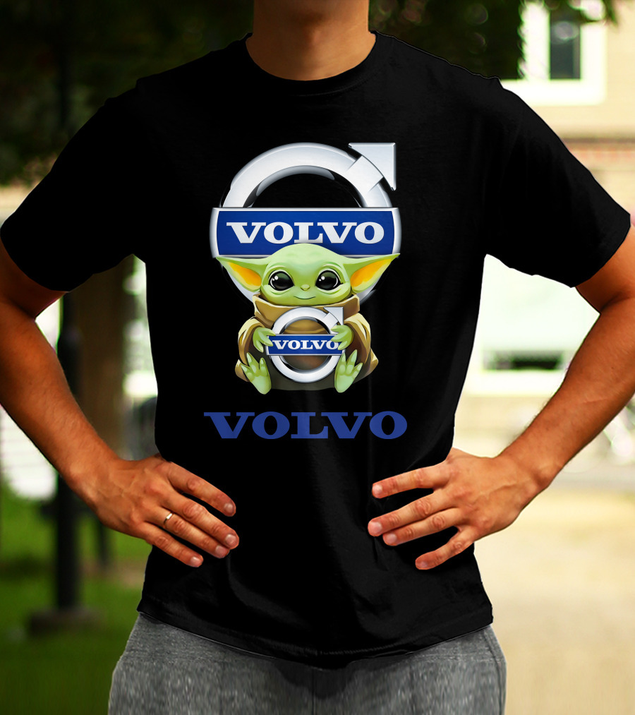 Star Wars Baby Yoda With Volvo T-Shirt