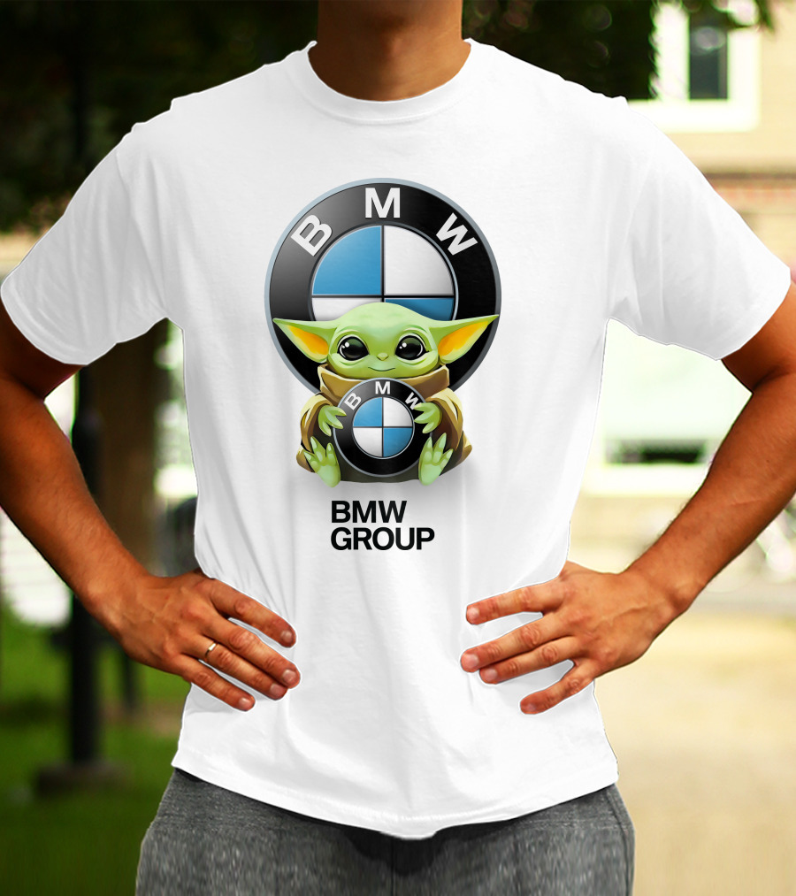 Baby Yoda Hug BMW Group T-Shirt
