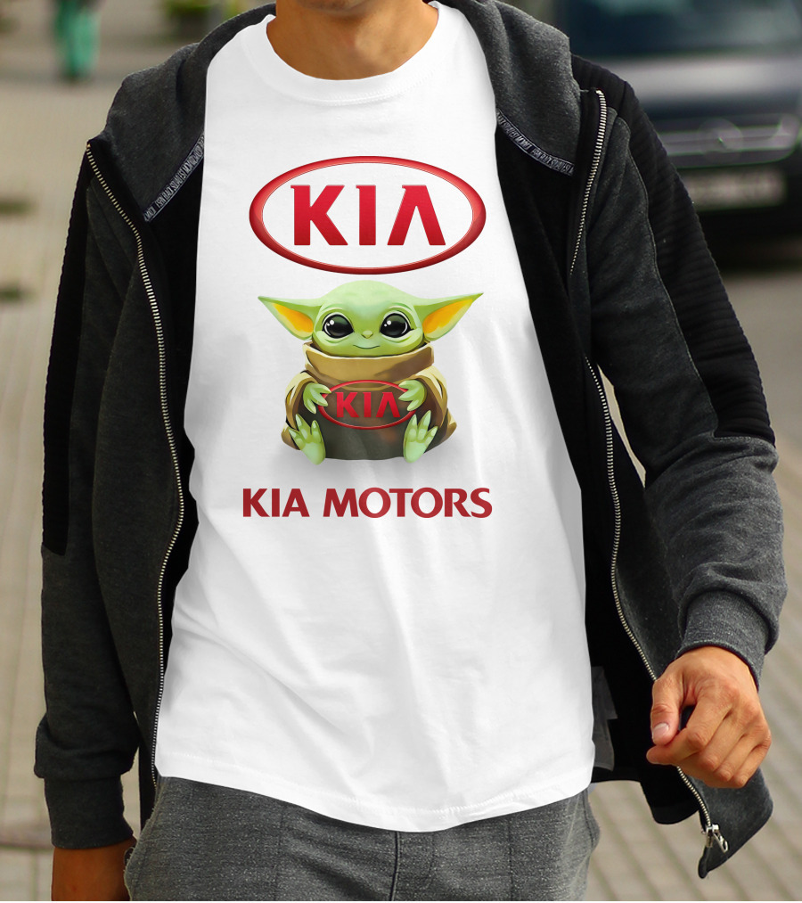 Kia Motors Baby Yoda Hug Kia T-Shirt