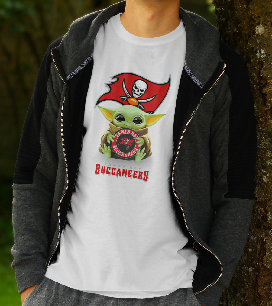 Star Wars Baby Yoda Tampa Bay Buccaneers T-Shirt