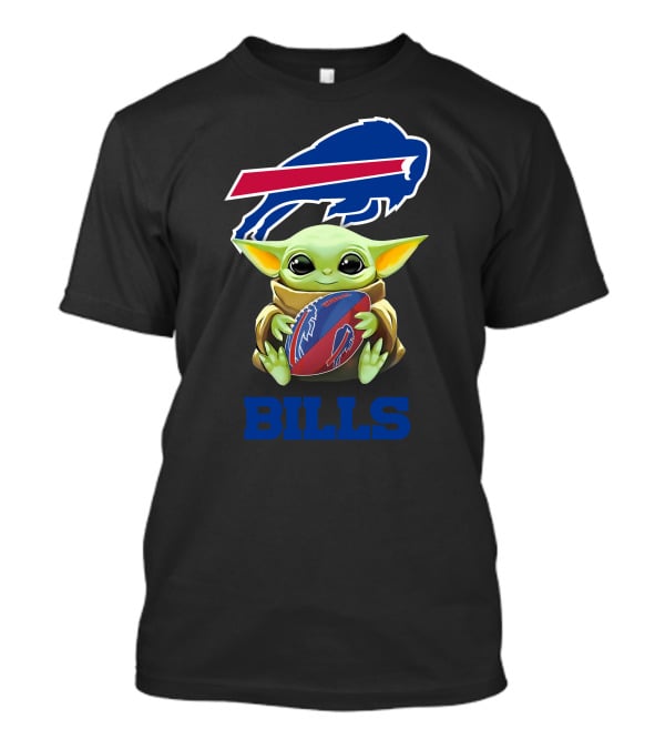Grogu Buffalo Bills Football Hug T-Shirt