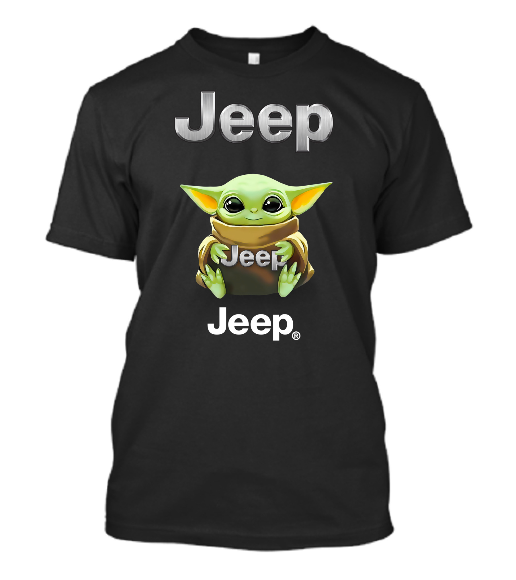 Jeep Grogu Hug Jeep T-Shirt