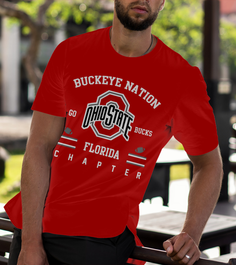 Buckeye Nation Ohio State Go Bucks Florida Chapter T-Shirt