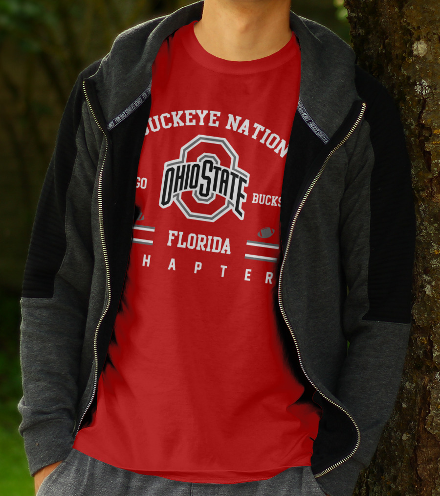 Buckeye Nation Ohio State Go Bucks Florida Chapter T-Shirt