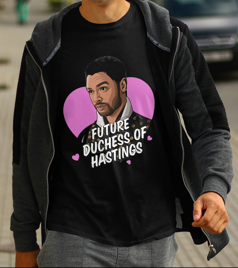 Future Duchess Of Hastings Regency Romance Gentleman Heart Background T-Shirt