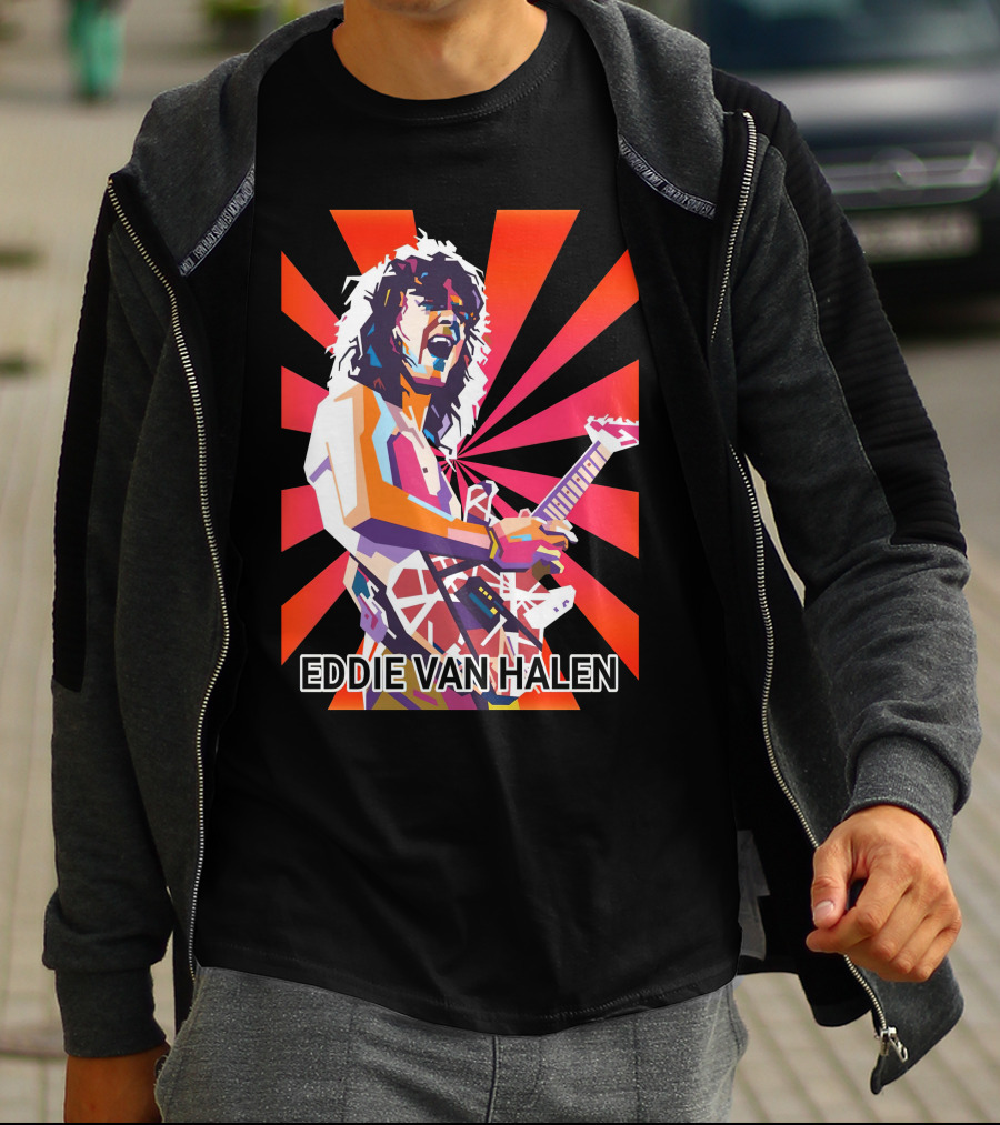 Eddie Van Halen Retro Pop T-Shirt