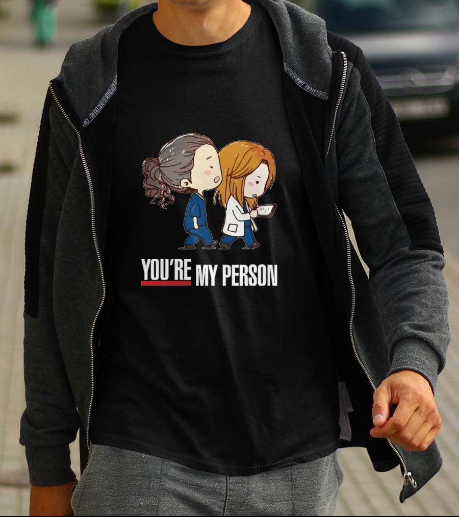 You're My Person Grey's Anatomy Chibi Characters T-Shirt