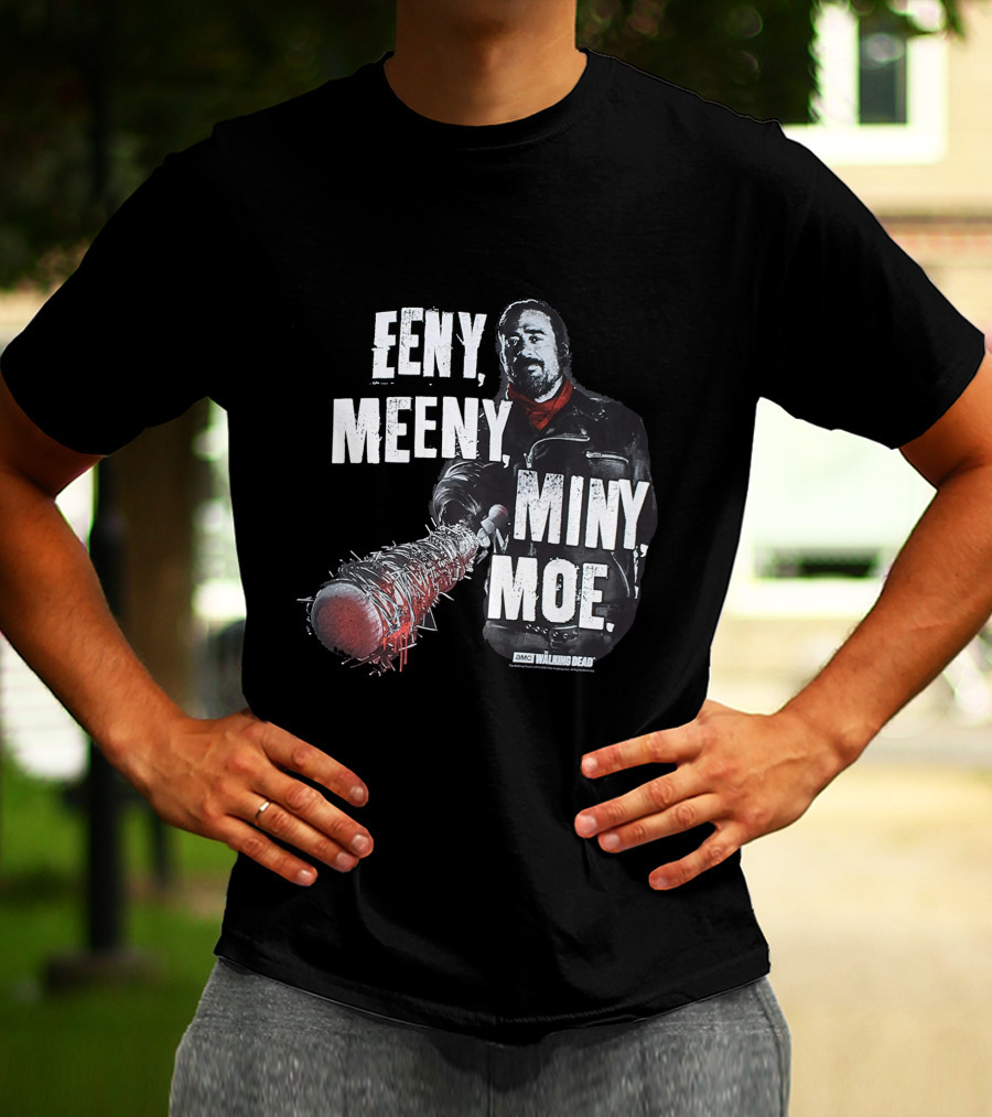 Eeny Meeny Miny Moe The Walking Dead Negan Lucille T-Shirt