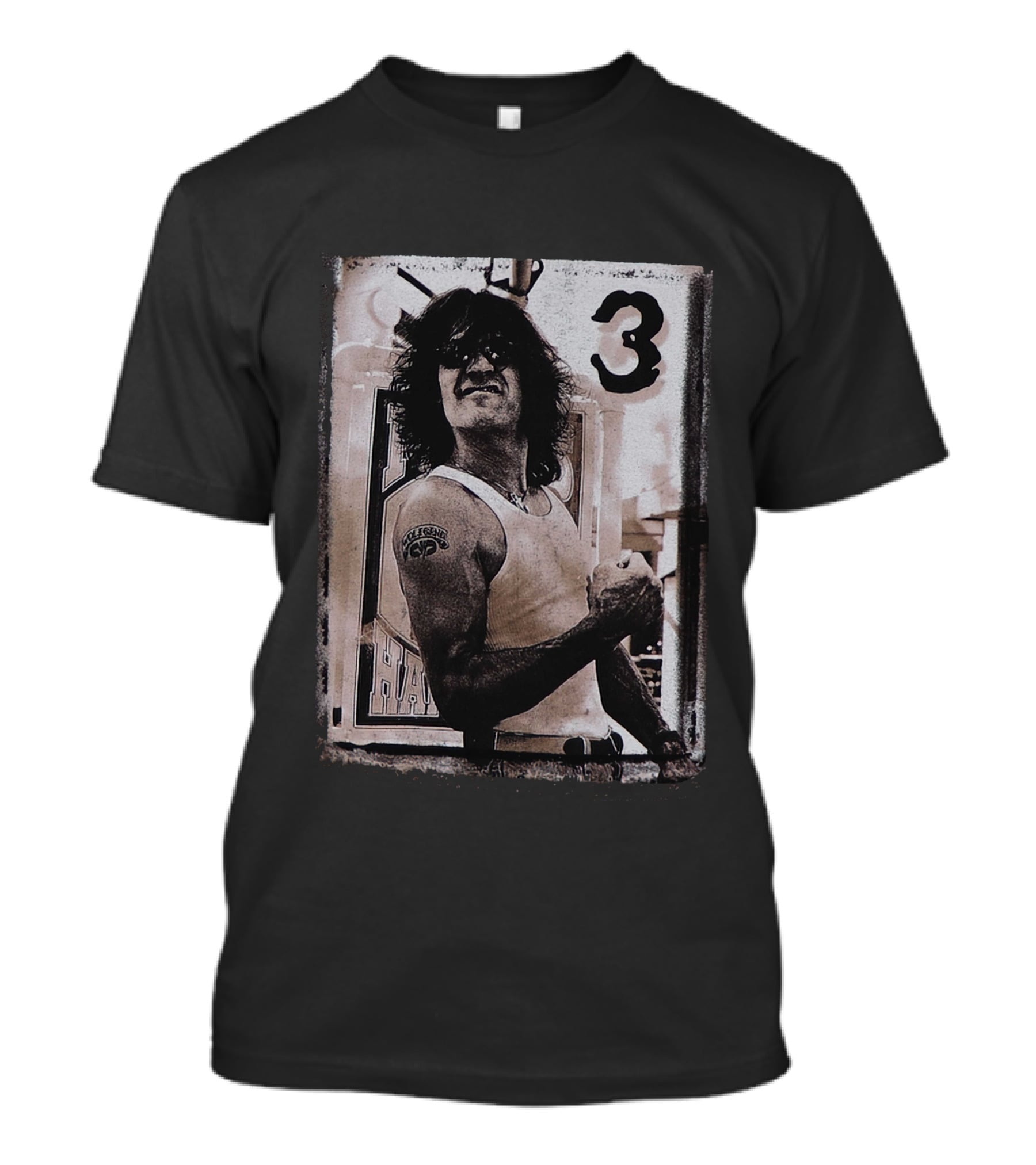 B&W Edition Vintage Photo Number 3 Tattoo T-Shirt