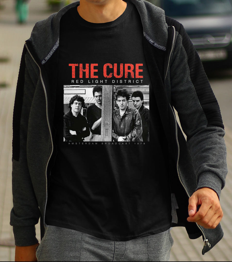The Cure Red Light District Amsterdam Broadcast 1979 T-Shirt