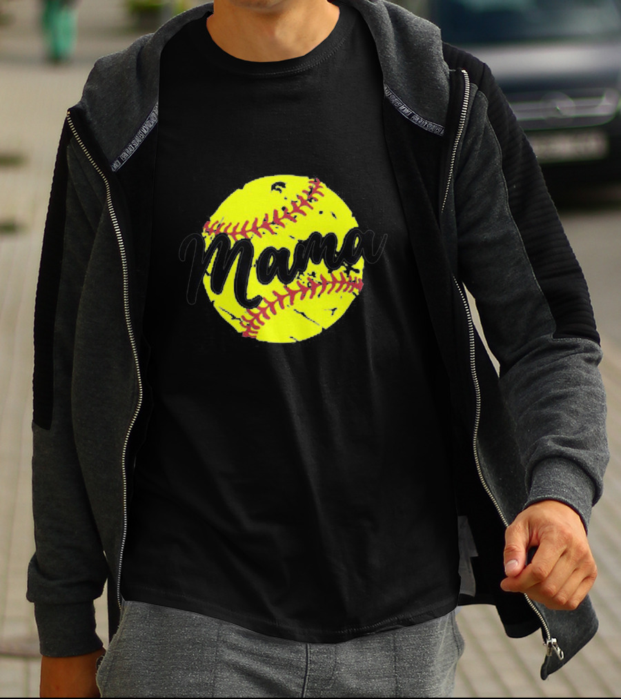 Mama Softball Love T-Shirt