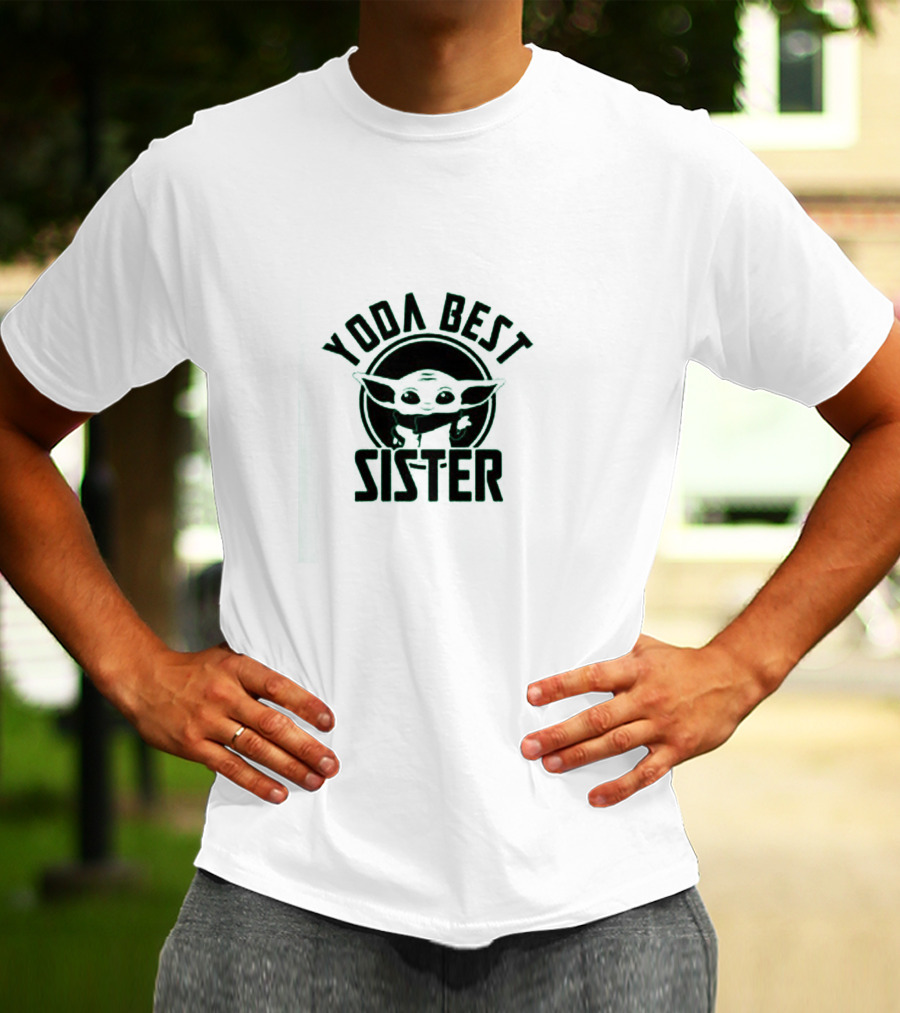 Yoda Best Sister Baby Yoda Grogu Star Wars T-Shirt