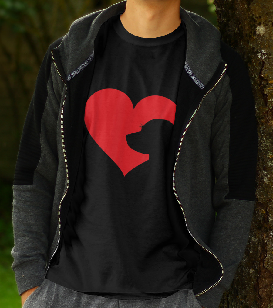Labrador Retriever Heart For Lab Lovers T-Shirt