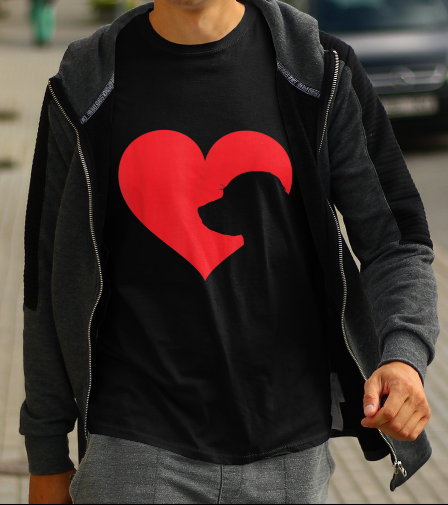 Labrador Retriever Heart For Lab Lovers T-Shirt