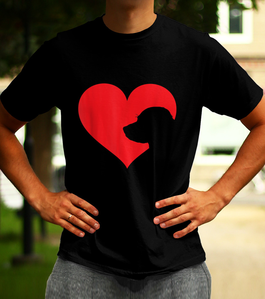 Labrador Retriever Heart For Lab Lovers T-Shirt