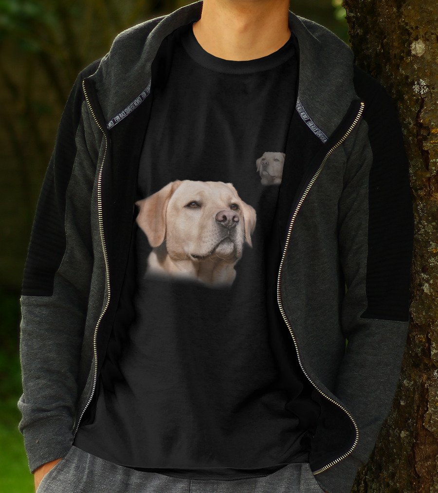 Labrador School Photo Funny Yellow Lab T-Shirt