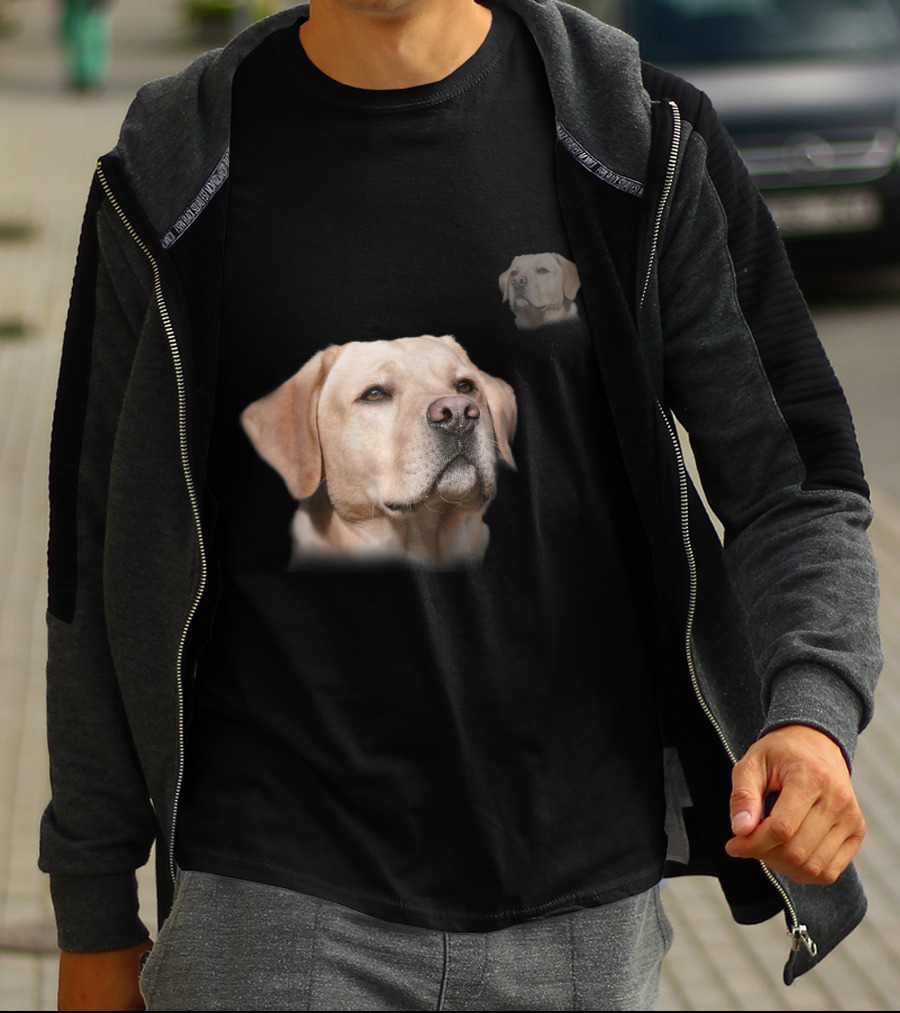 Labrador School Photo Funny Yellow Lab T-Shirt