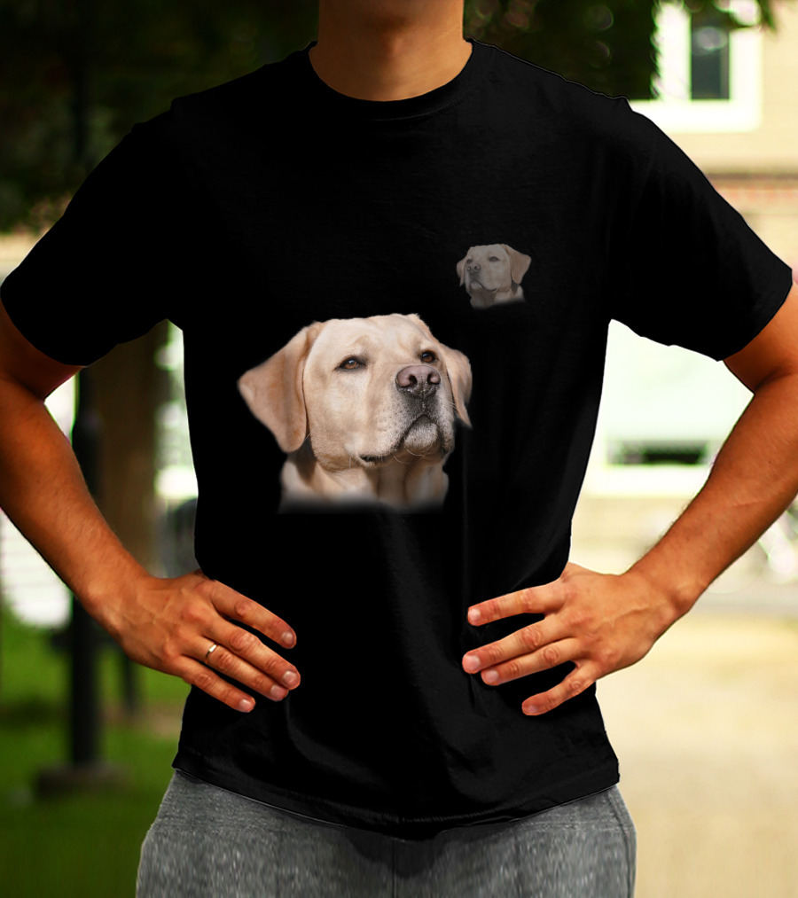 Labrador School Photo Funny Yellow Lab T-Shirt
