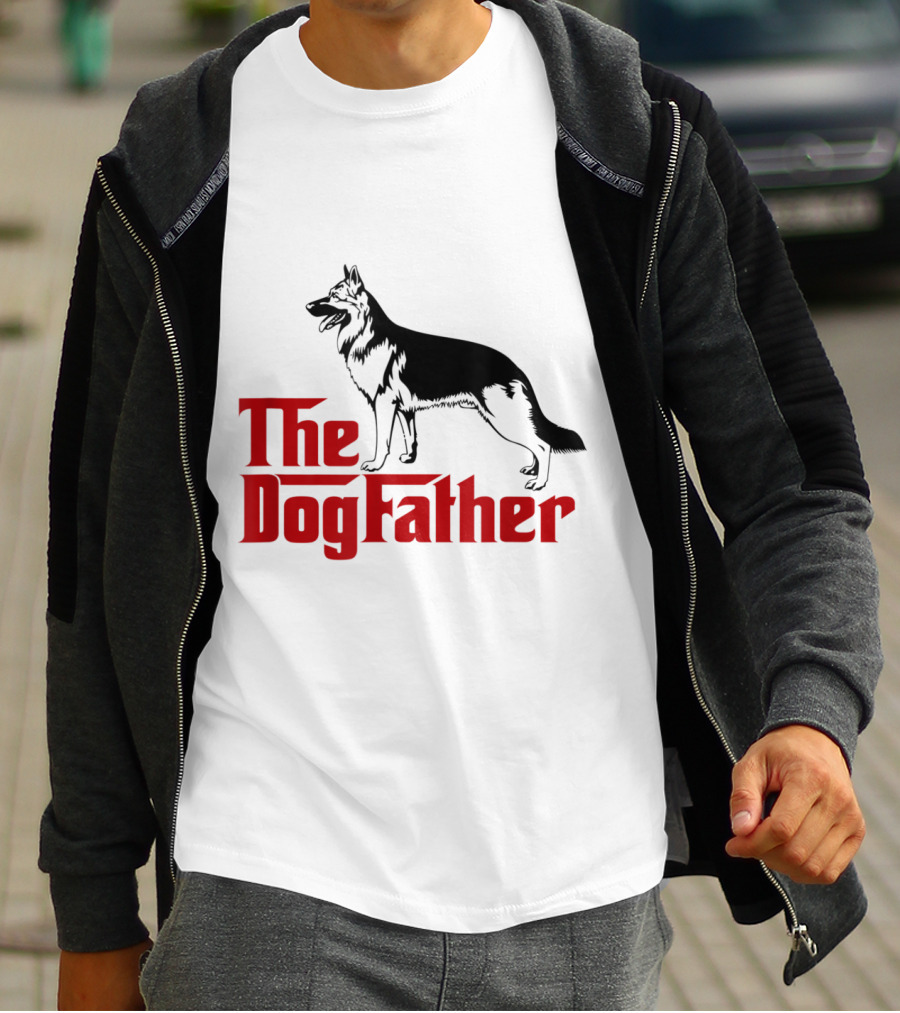 The Dogfather German Shepherd I Love My Pet Funny T-Shirt